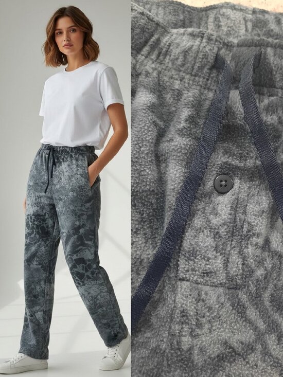 Realtree Pants - Gray fleece camo sweatpants - RealTree brand
